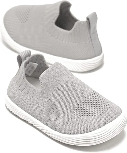 Vista 2 de Newsonet Zapatos de bebé para niños y niñas, zapatos deportivos transpirables antideslizantes para caminar de 6, 9, 12, 18, 20, 24 meses
