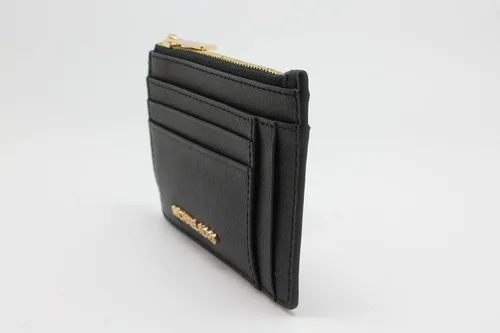 Vista 5 de Michael Kors Jet Set Travel - Funda pequeña para tarjetas de doble cara color negro
