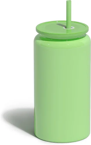 Vista 11 de Paquete de 6 vasos de 16 onzas, vaso aislado con popote, vaso de café