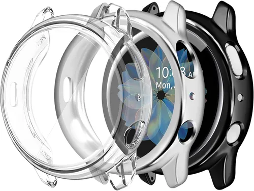 Vista 8 de Tobfit Funda compatible con Samsung Galaxy Watch Active 2, protector de pantalla de 1.575 pulgadas, TPU suave alrededor completo para Samsung Galaxy