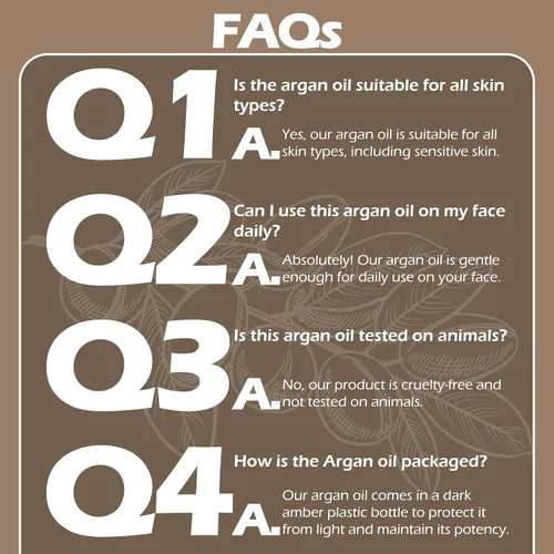Vista 8 de Plant Guru Aceite de argán de 16 onzas líquidas Virgen de Marruecos, prensado en frío, 100% natural, estimula el crecimiento del cabello, la piel