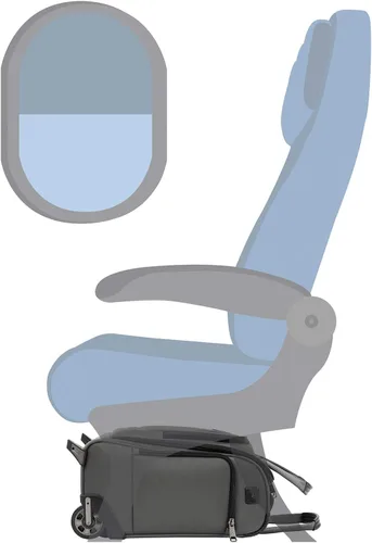 Vista 6 de Travelpro Crew Versapack - Bolsa de transporte para debajo del asiento, Gris (Titanium Grey)), 4071877
