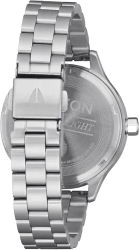Vista 3 de NIXON Optimist A1342-50M - Reloj analógico resistente al agua esfera de reloj de 1319in pulsera de acero sólido Stanless de 0551in con cierre