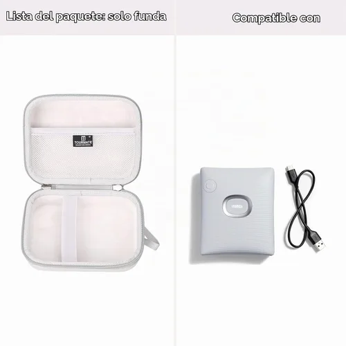 Vista 6 de Tourmate Funda rígida de repuesto para impresora Fujifilm Instax Square Link Smartphone, solo funda