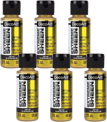 Vista 26 de DecoArt Pintura acrílica Copper Extreme Sheen de 2 onzas, 2 onzas líquidas (paquete de 1), metálico