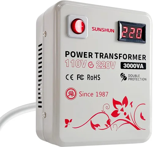 Vista 9 de Convertidor de voltaje de 2000 vatios Transformador de 110 V a 220 V Adaptador de transformador para uso en los Estados Unidos