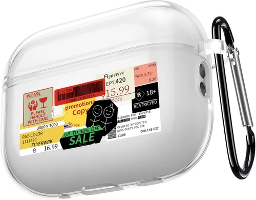 Vista 23 de Funda transparente para AirPods de 2ª generación de 1ª generación, diseño de gatito kawaii para mujeres, hombres y niños, funda de carga de TPU