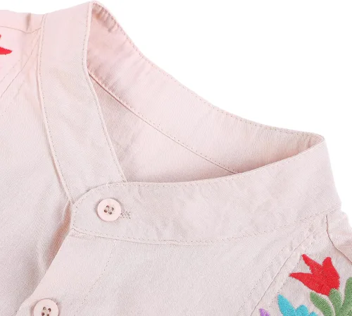Vista 7 de Camisas mexicanas para hombre, camisas de vestir tradicionales de guayabera para hombre, camisas de vestir con botones y botones para fiesta