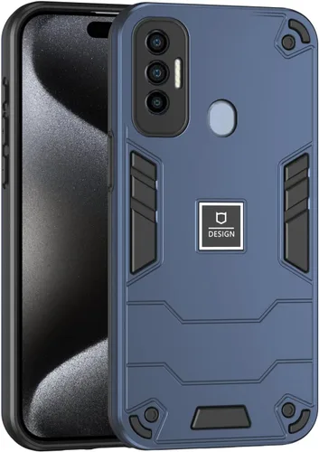 Vista 324 de Funda compatible con Redmi A1, compatible con Redmi A2 2 en 1 [PC dura + TPU], funda de teléfono negra