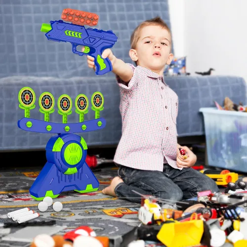Vista 5 de GMAOPHY Shooting Games - Juguete de regalo para niños de 5, 6, 7, 8, 9, 10 años en adelante, regalo para niños que brillan en la oscuridad, objetivo