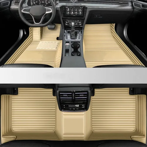 Vista 18 de Alfombrillas de cuero de lujo personalizadas para todo tipo de clima, para el 99 % de los sedán, SUV, automóvil deportivo, para hombres y mujeres