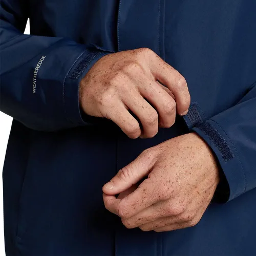 Vista 5 de Eddie Bauer Chaqueta impermeable plegable para hombre