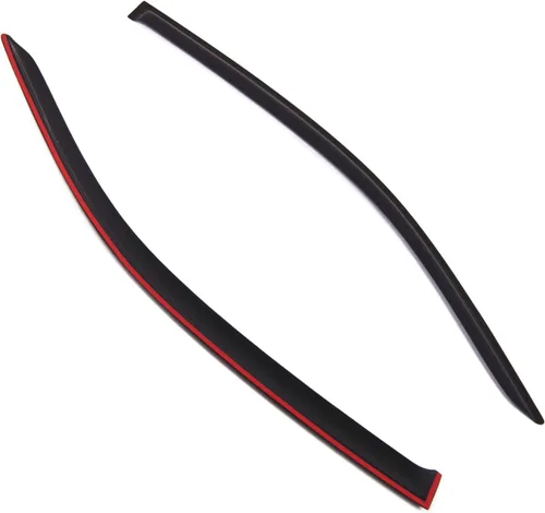 Vista 2 de Visor de ventana compatible con Honda Accord Coupe 2013-2017, DGWV2-638, deflector de montaje exterior, protector de lluvia, humo oscuro, juego de 2