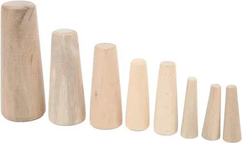 Vista 7 de Enchufe de madera marino a través del casco, tapones de madera suave cónica de emergencia, tapones de madera suave cónica, 10 piezas de drenaje