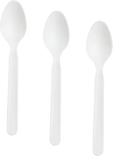 Vista 7 de GreenWorks 500 cucharas compostables de 7 pulgadas de alta resistencia, con certificación BPI envueltas individualmente con envoltura compostable