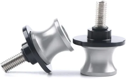 Vista 3 de Par de tornillos de soporte de basculante de 0.394 in CNC para motocicleta, carretes deslizadores para Ninja ZX-6R ZX600 1998-2011 ZX6R Z1000
