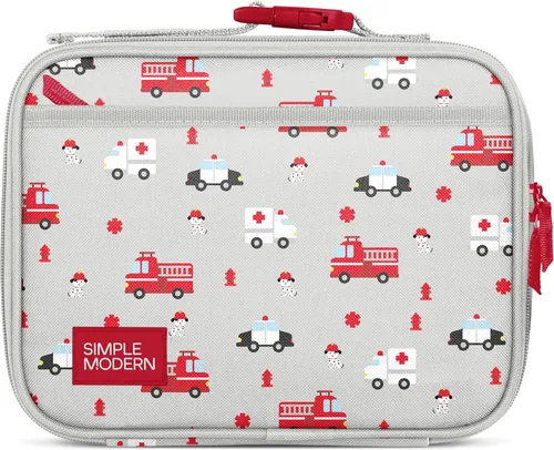 Vista 32 de Simple Modern Fiambrera para niños y bolsa de almuerzo aislada para la Campos de unicornio