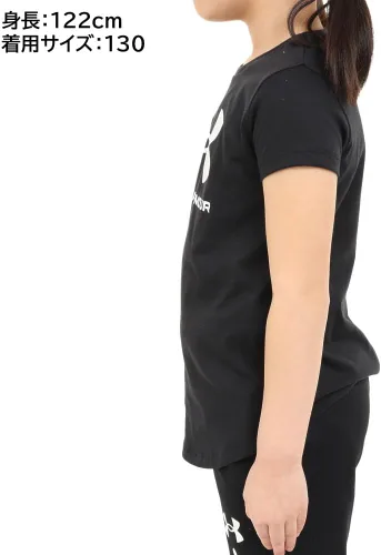 Vista 3 de Under Armour Camiseta de manga corta con gráfico Live Sportstyle para niña