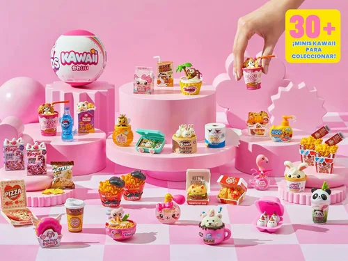 Vista 5 de Mini Brands Kawaii Capsule de ZURU, mini coleccionables Surprise Kawaii, embalaje ciego, coleccionables con temática japonesa (paquete de 2)