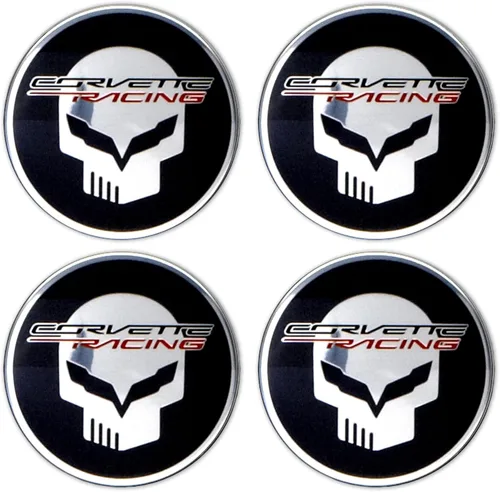 Vista 5 de GM Accessories 22782984 Tapa central estilo botón en negro con logotipo de Stingray