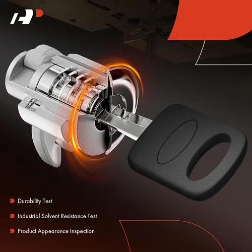Vista 7 de A-Premium Juego de cilindros y llaves para cerradura de puerta compatible con Ford F-150 F-250 F-350 F-450 F-550 F-650 F-750 F-800 Econoline Club