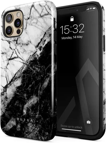 Vista 159 de BURGA Funda de teléfono para iPhone 12 Pro Max, bonita, moderna, estética, con patrón, protección rígida, se adapta a Apple iPhone 12 Pro Max
