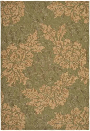 Vista 14 de SAFAVIEH Courtyard Collection CY6957 - Alfombra de pasillo de 2 pies 3 pulgadas x 6 pies 7 pulgadas, color ladrillo natural para interiores
