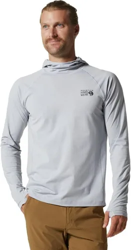 Vista 8 de Mountain Hardwear Sudadera con capucha elástica de montaña para hombre, para senderismo, casual, campamento y mochilero Estampado De Tinte De Hielo