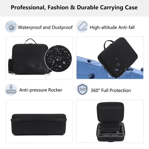 Vista 5 de Portable Hard Shell Carrying Case for Nintendo Switch 22025,Deluxe Travel Storage Protective Carrying Case Bag for Switch 2 Console Controller