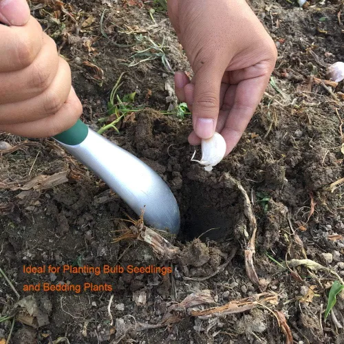 Vista 2 de Herramientas de aluminio de una sola pieza, herramienta de desmalezadora de jardín de mano, mango ergonómico, la mejor herramienta de deshierbe
