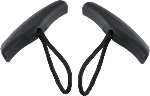Vista 2 de 2 unids 3.9 in Canoa Kayak Kit de transporte resistente fuerte palanca cuerda tirador cuerda mango T mango con cable para canoa