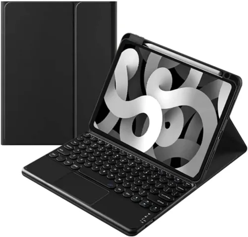 Vista 12 de kaitesi Funda con Teclado para iPad 9ª 8ª 7ª Generación iPad 10.2 pulgadas Touchpad Teclado Desmontable para iPad Air 3ª Generación 10.5"/iPad Pro