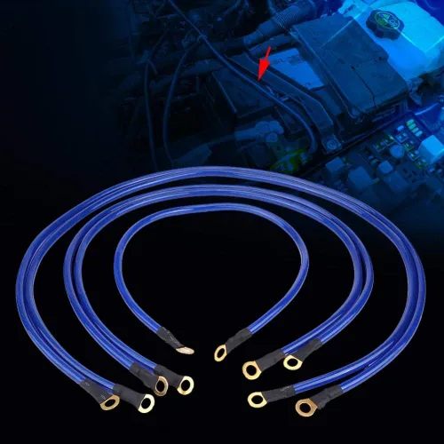 Vista 9 de Cable de tierra universal para automóvil, 5 unidades, cable de tierra de PVC universal para automóvil, accesorio de cable de tierra
