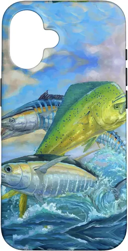 Vista 32 de Lindo Mahi Mahi Pesca Pescado Atún Caso para iPhone 17