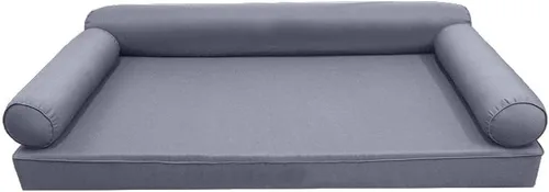 Vista 2 de Funda solamente-estilo 6 fundas de almohada para colchón de sofá cama al aire libre con ribete de tubería tamaño matrimonial - AD001