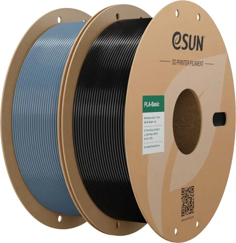 Vista 48 de eSUN Filamento PLA Basic de 0.07 in, naranja, carrete de 2.2 libras 1.anaranjado