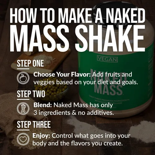 Vista 8 de NAKED Paquete de proteínas sin soja: masa vegana de 8 libras y 2 libras de PB