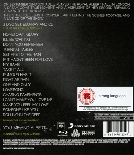 Vista 2 de Live At The Royal Albert Hall Blu-ray