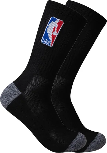 Vista 2 de Ultra Game Men’s NBA Official Athletic Cushioned Secure Fit Crew Socks - 6 Pack