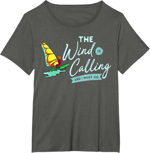 Vista 83 de Windsurfing Board Camiseta Windsurfer, Negro