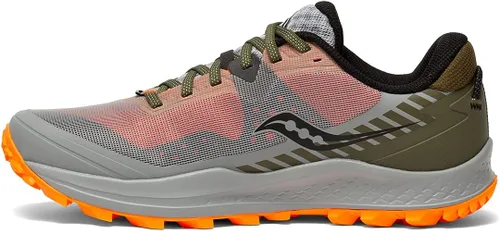 Vista 4 de [Usado] Saucony Peregrine 11 para hombre Aleación/Olive/Vizi