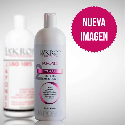 Vista 2 de LA ' KROP - Tratamiento de alisado de queratina japonesa - Liso Japones - Queratina permanente para cabello liso