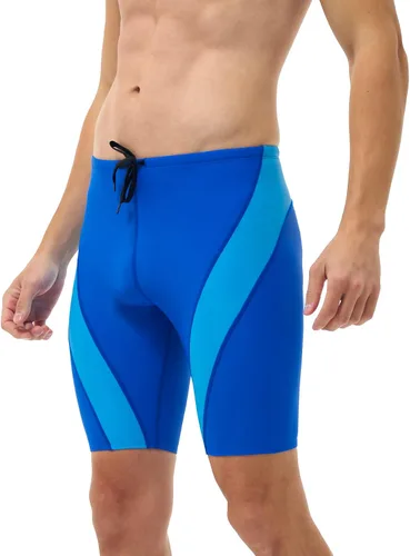 Vista 3 de Runhit Swim Jammers for Men, UPF 50+ Men's Athletic Swimwear Jammers, Endurance Swimsuit for Training Racing