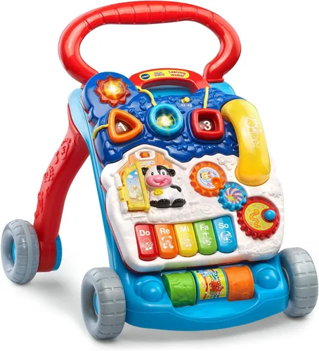 Vista 3 de VTech Andador de Aprendizaje de Sentado a de Pie (Empaque Libre de Frustraciones), Azul