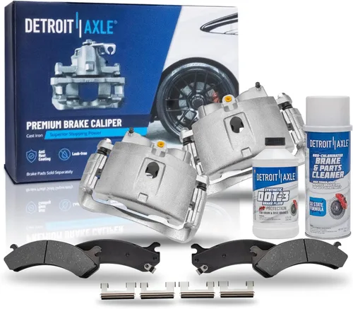 Vista 13 de Detroit Axle - Zapatas de freno traseras para Chevrolet Aveo Aveo5 Spark Pontiac G3 Suzuki Swift+ Reemplazo de zapatas de freno semimetálicas