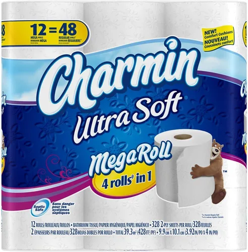 Vista 13 de Charmin Papel de baño ultra suave 16 rollos dobles = 32