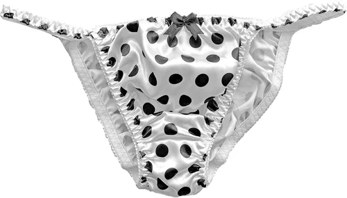 Vista 4 de Satini Calzoncillos de bikini Polkadot Tanga para mujer