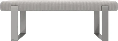 Vista 46 de VANT Banco de cama tapizado, beige Boucle, níquel cepillado Boucle Beige - Níquel cepillado