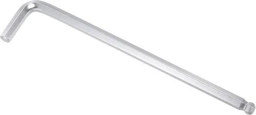 Vista 9 de uxcell Llave hexagonal de extremo de bola de 1/4", herramienta de reparación de brazo largo en forma de L 40Cr, tamaños SAE