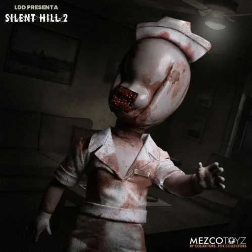 Vista 4 de Mezco Toyz Silent Hill 2: Bubble Head Nurse - Muñeca de 10 pulgadas